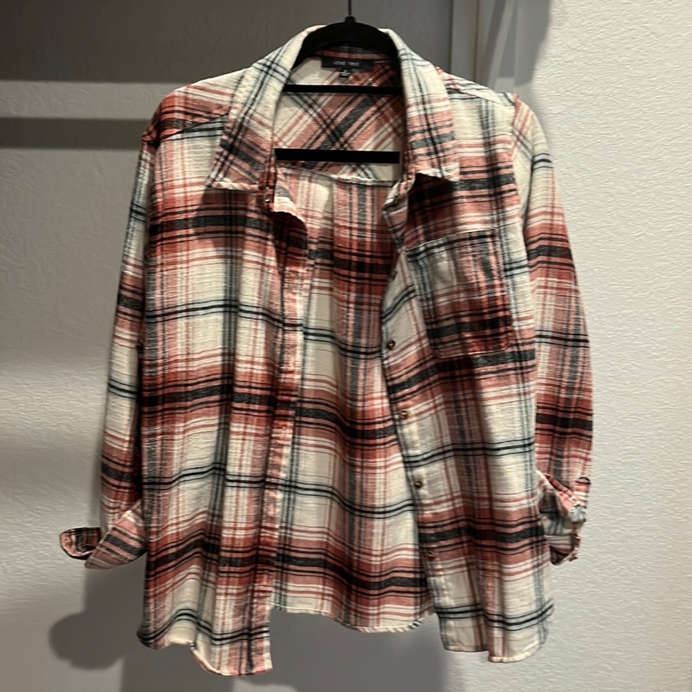 Love Tree Flannel Size Large